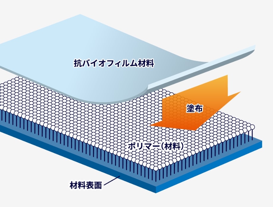 図：抗バイオフィルム材料