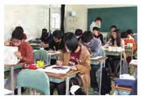 Photos from art classes at Numazu National College of Technology