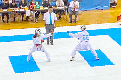 「令和7年度第52回熊本県高等学校総合体育大会 空手道競技 女子個人組手」にて、建築社会デザイン工学科3年の山尾 彩碧さんが準優勝