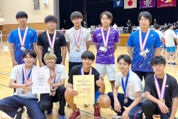 全国高専大会バドミントン競技で入賞しました