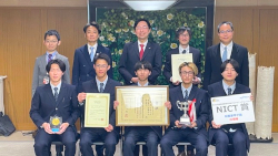 熊本県知事表敬訪問 第36回高専プロコン自由部門最優秀賞受賞チーム