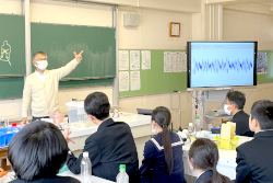 出前授業「電磁誘導と発電」in 八代第ニ中学校