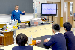 竜北西部小学校で出前授業「電磁石の性質」を実施