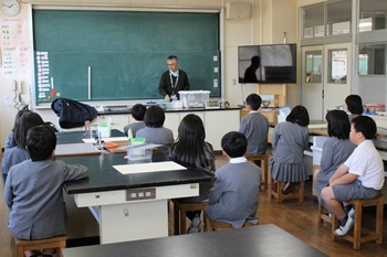 東陽小学校で出前授業