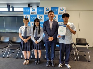 作戦会議室及び八代市長